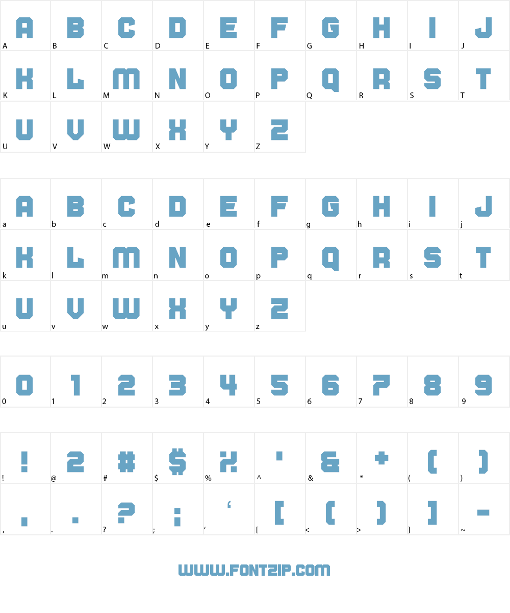 Cold Warm Font Character